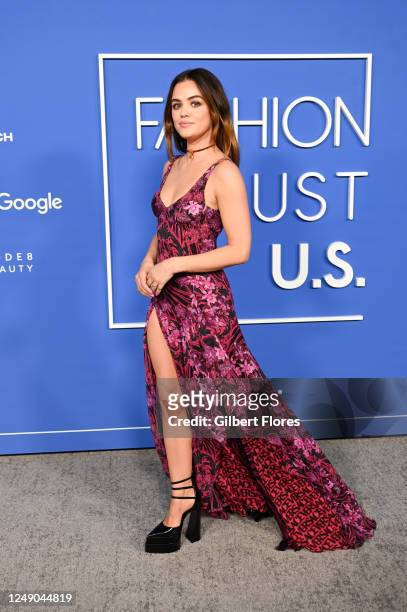 Lucy Hale at the Fashion Trust U.S. Awards held at Goya Studios on March 21, 2023 in Los Angeles, California.