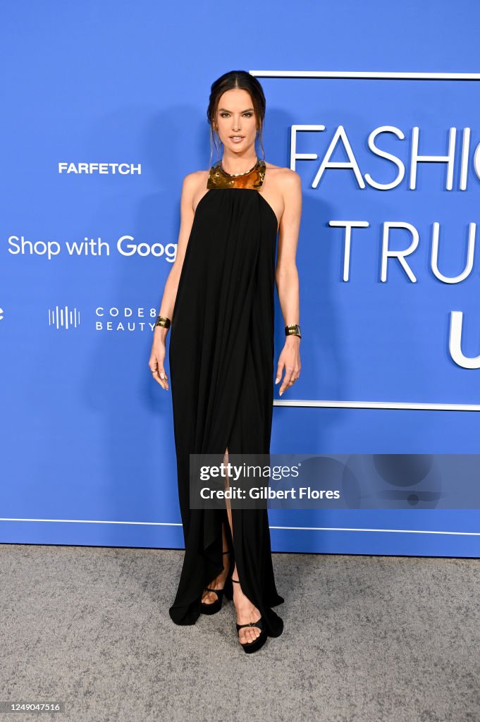 Alessandra Ambrosio at the Fashion Trust U.S. Awards held at Goya