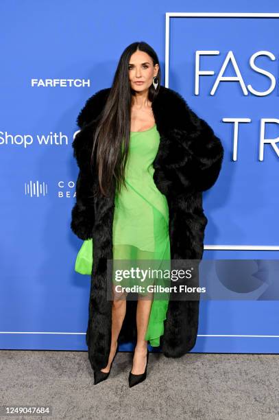 Demi Moore at the Fashion Trust U.S. Awards held at Goya Studios on March 21, 2023 in Los Angeles, California.