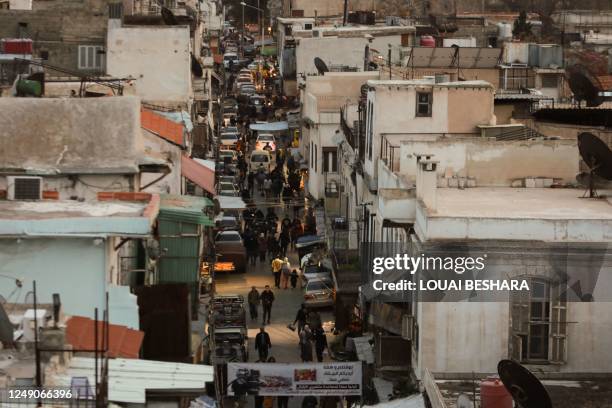 This picture shows a partial view of Amin street in old Damascus, on March 22, 2023.