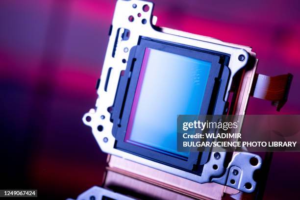 Cmos Sensor Texture Cmos Image Sensor Foto e immagini stock - Getty Images