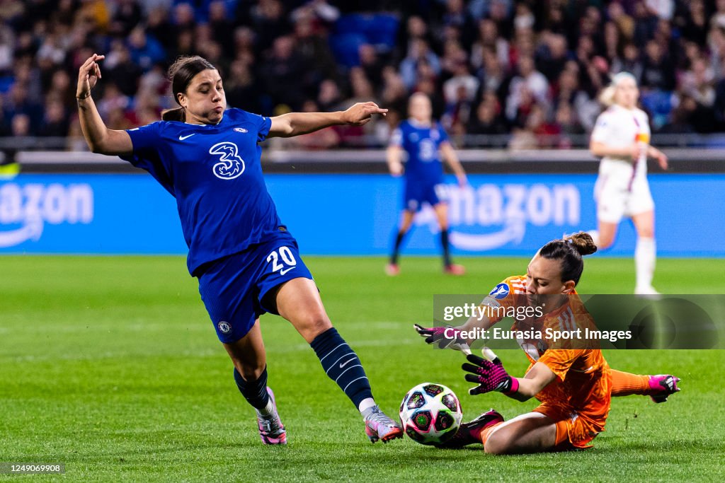 Olympique Lyonnais v Chelsea FC: Quarter-Final 1st Leg - UEFA Women's Champions League