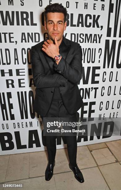 Mario Casas attends the OMEGA Aqua Terra Shades international launch event at Embankment Galleries, Somerset House, on March 22, 2023 in London,...