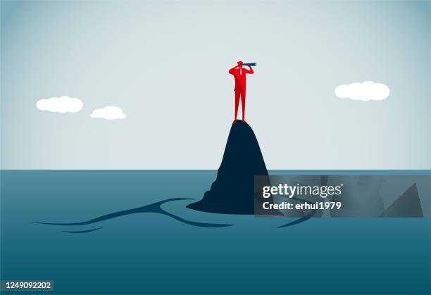 leadership - animal fin stock illustrations