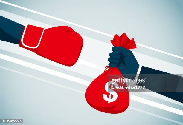 bribing - corruption abstract stock illustrations