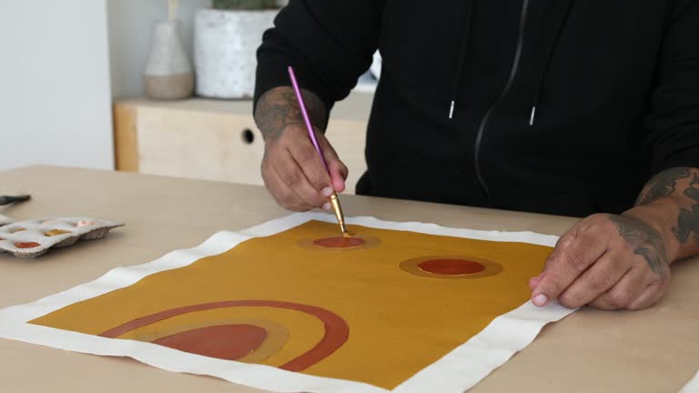Java Australian Artist 41 Aboriginal Australian Artwork Stock Videos, Footage, & 4K Video ...