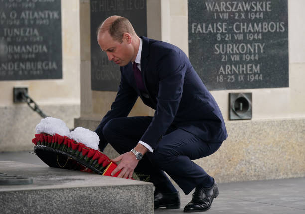 POL: Prince William, Prince Of Wales Visits Poland - Day 2