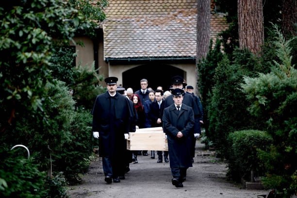 DEU: Burial Ceremony Held For Human Remains Of Nazi-Era Research
