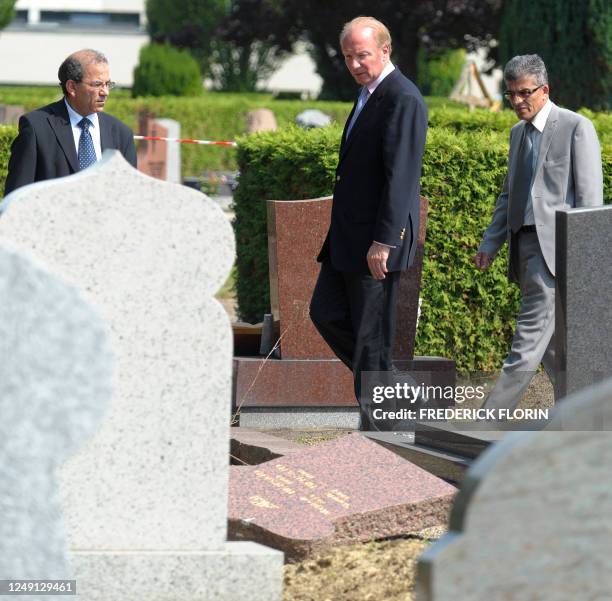 French Interior Minister Brice Hortefeux with Mohammed Moussaoui , President of the French Council of Muslim Faith and local French Council of Muslim...