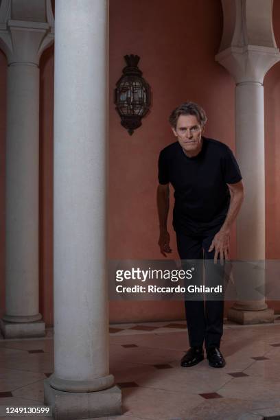 Actor Willem Dafoe poses for a portrait at the 79th Venice Film Festival on September 6, 2022 in Venice, Italy.