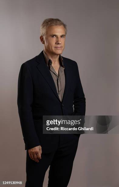 Actor Christoph Waltz poses for a portrait at the 79th Venice Film Festival on September 6, 2022 in Venice, Italy.