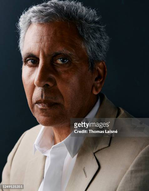 Filmmaker Rachid Bouchareb poses for a portrait during the 75th Cannes Film Festival, on May 24, 2022 in Cannes, France.