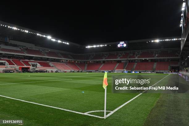 General view of the stadium ahead of the UEFA EURO 2024 qualifying round group J match between Slovakia and Luxembourg at Stadion Antona Malatinskeho...