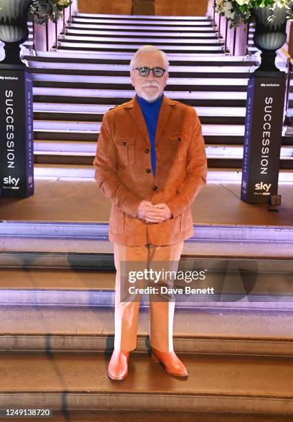 Brian Cox attends the UK Premiere of "Succession" Season 4 at The British Museum on March 23, 2023 in London, England.
