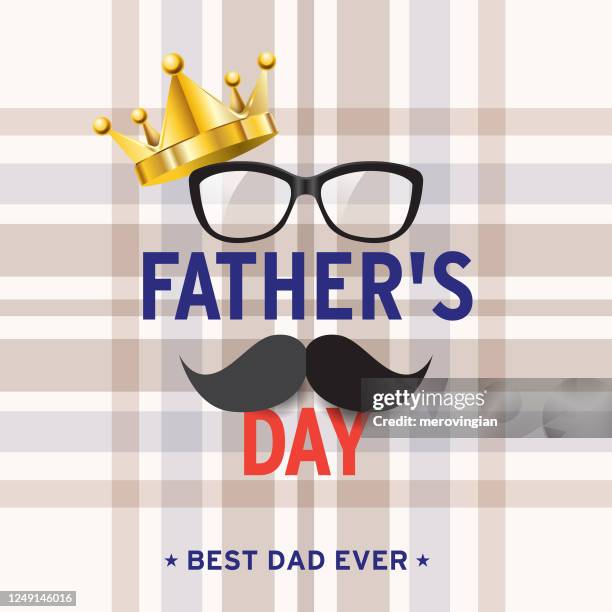father's day. greeting card - party table setting stock illustrations