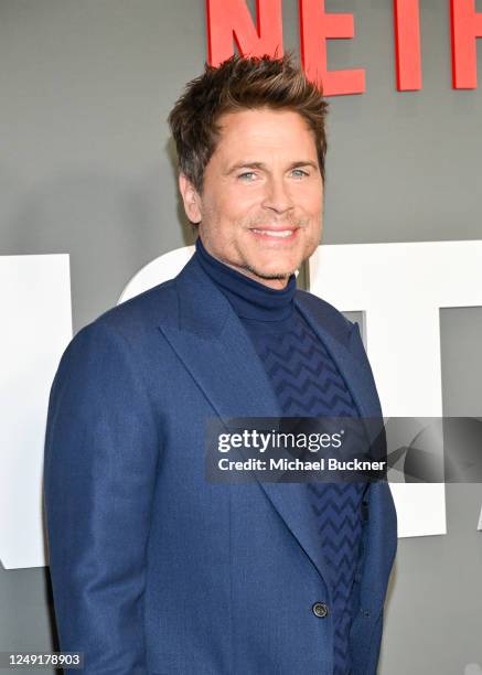 Rob Lowe at the premiere of "Unstable" held at the Tudum Theater on March 23, 2023 in Los Angeles, California.