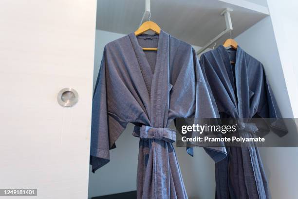 Blue Robe Hanging Hotel Robe Hanging Photos and Premium High Res Pictures - Getty Images
