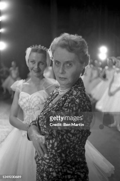 Dame Ninette De Valois , Director of the Royal Ballet, 1960.