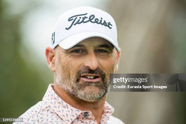 Michael Hendry of New Zealand looks on during the second round of the World City Championship at Hong Kong Golf Club on March 24, 2023 in Hong Kong,...