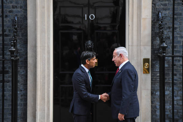 GBR: UK Prime Minister Rishi Sunak Hosts Israel's Prime Minister Benjamin Netanyahu