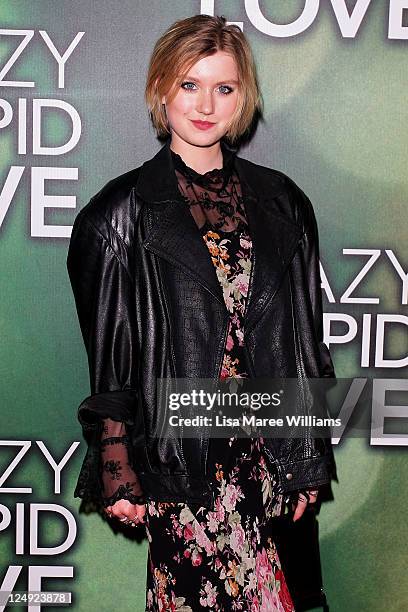 Issi Love Crazy Stupid Love Australian Premiere Photos and Premium High Res ...