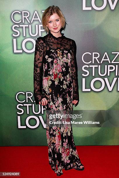 Issi Love 93 Crazy Stupid Love Premiere In Sydney Stock Photos, High-Res Pictures ...