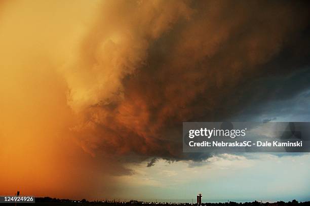 nebraska storm - dust storm stock-fotos und bilder