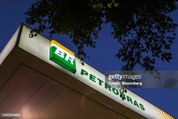 Petroleo Brasileiro SA gas station in Rio de Janeiro, Brazil, on Thursday, March 23, 2023. Petrobras CEO Prates isn't deterred by the world's energy...