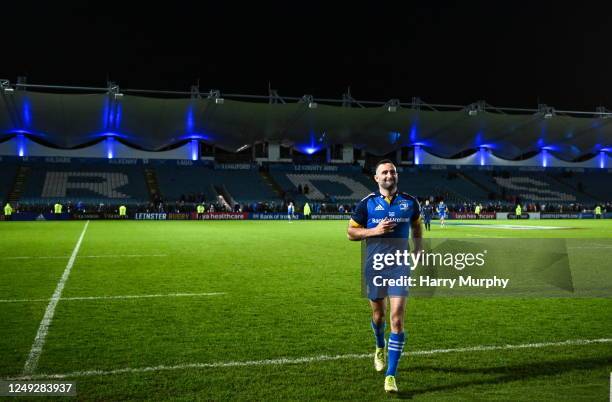 Dublin , Ireland - 24 March 2023; Dave Kearney of Leinster after after his side's draw in the United Rugby Championship match between Leinster and...