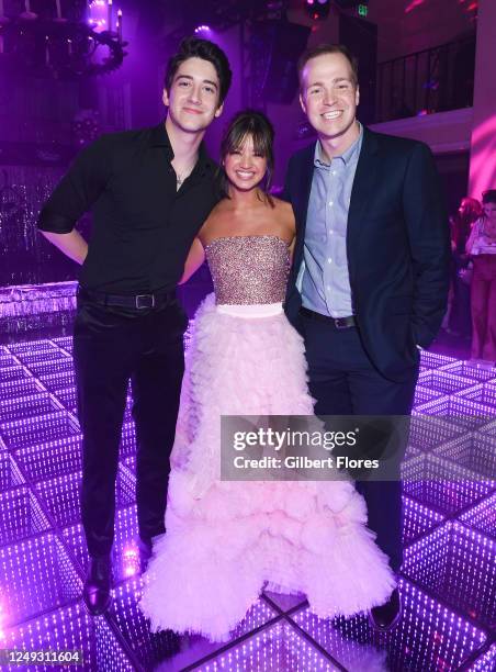 Milo Manheim, Peyton Elizabeth Lee and Anthony Lombardo at the... News  Photo - Getty Images