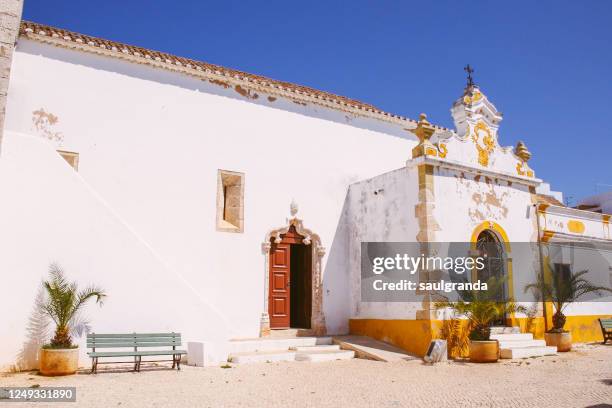 church of divino salvador - alvor stock pictures, royalty-free photos & images