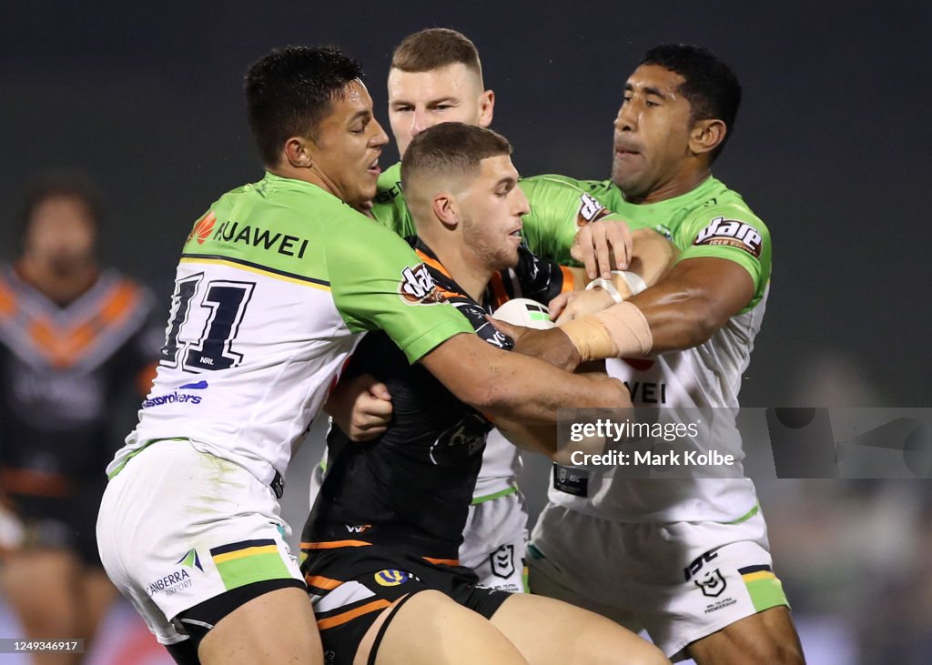 NRL Rd 5 - Tigers v Raiders
