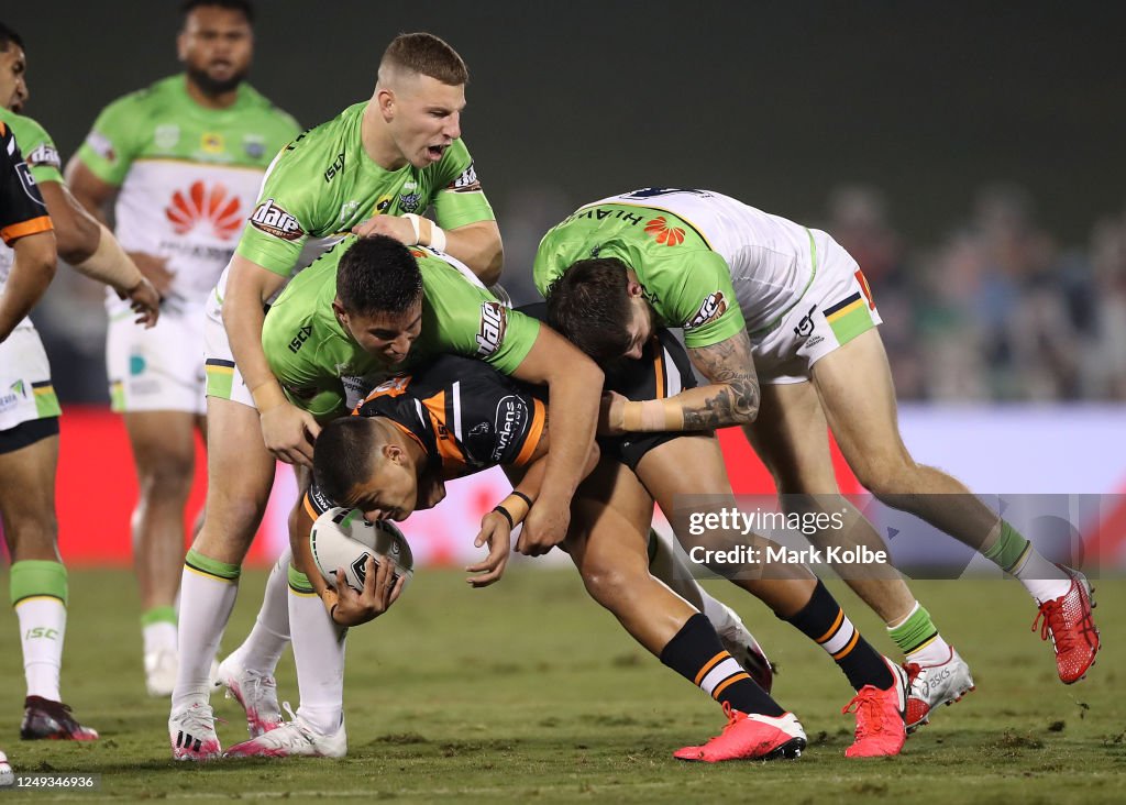 NRL Rd 5 - Tigers v Raiders