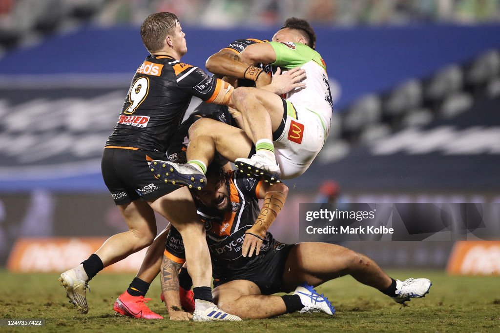NRL Rd 5 - Tigers v Raiders