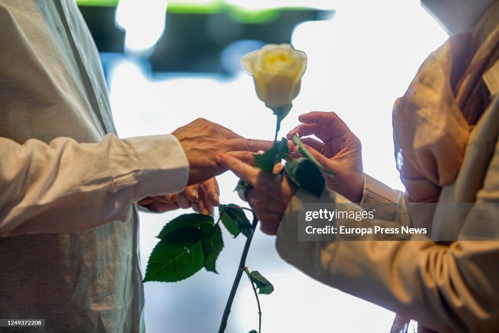 Celebration Of One Of The First Civil Weddings In Madrid After The Covid-19 Crisis