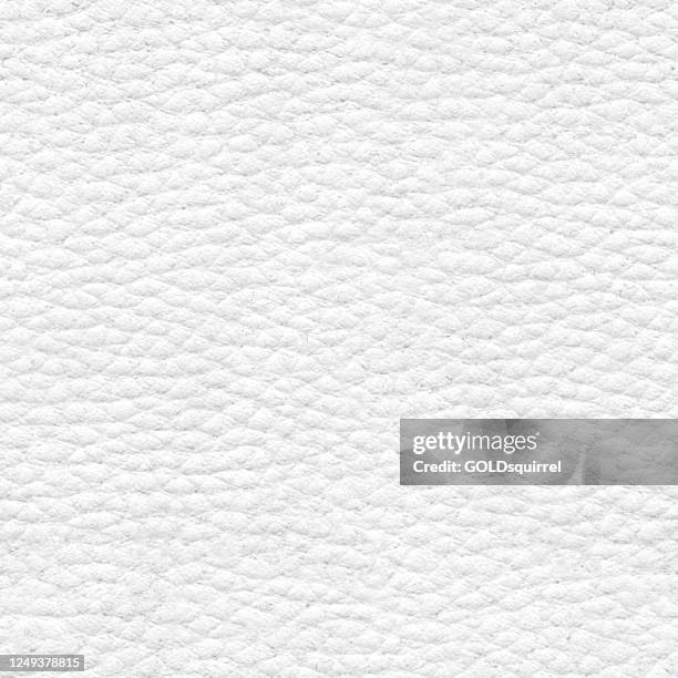 white leather textile in vector - highly textured material with visible grooves and convexs - uneven flat soft surface - upholstery material for sofas and armchairs - densely compact surface composed of small convex cells - white texture stock illustrations