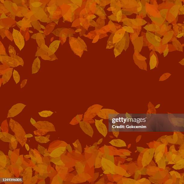 hand drawn autumn leaves background. floral frame isolated background. geometric frame invitation card template with autumn leaves. vector floral border design element for birthday, thanksgiving card, wedding invitation. - wedding border stock illustrations