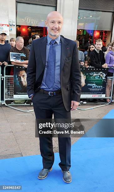 Footballer Franck Leboeuf arrives at the UK Premiere of "Real Steel" at Empire Leicester Square on September 14, 2011 in London, England.