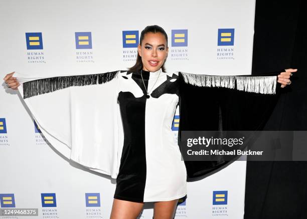 Brianna Baker at the 2023 Human Rights Campaign Los Angeles Dinner held at the JW Marriott L.A. Live on March 25, 2023 in Los Angeles, California.