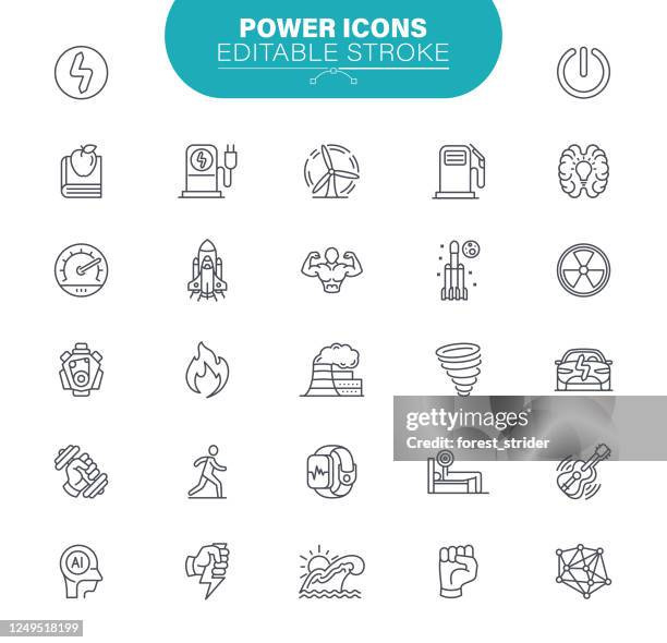 power icons. set contains icons as performance, feedback, running, speedometer, success, illustration - futuristic speedometer stock illustrations