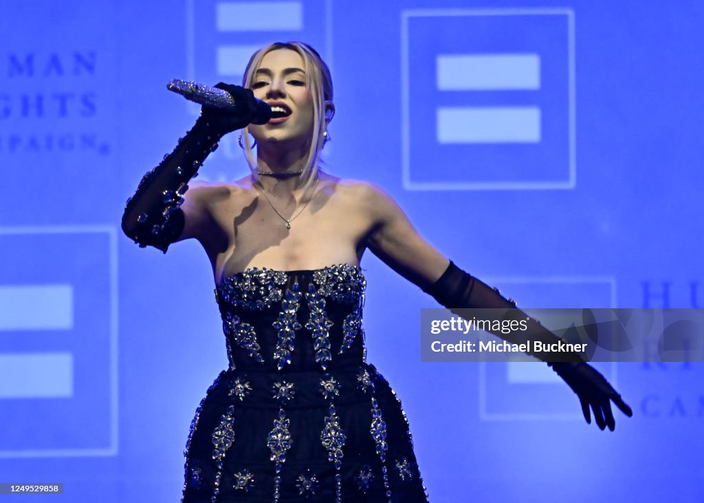 Ava Max at the 2023 Human Rights Campaign Los Angeles Dinner held at