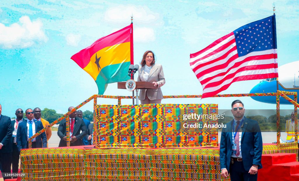 US Vice President Kamala Harris in Ghana