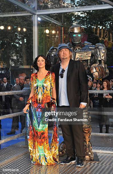 Susan Montford and Don Murphy arrive at the UK premiere of Real Steel at Empire Leicester Square on September 14, 2011 in London, England.
