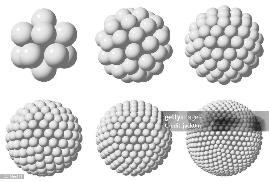 Spherical Shape Clusters Cluster Of Sphere High-Res Vector Graphic - Getty Images