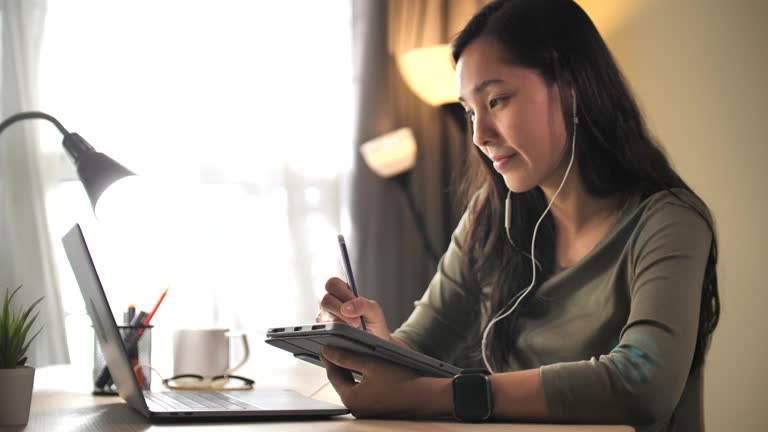 Learning Female Women Online Learning Videos and HD Footage - Getty Images