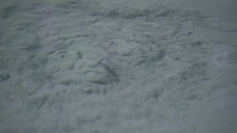 Boiling Sand Abstract view of drinkable erupting fresh water source in nature ...