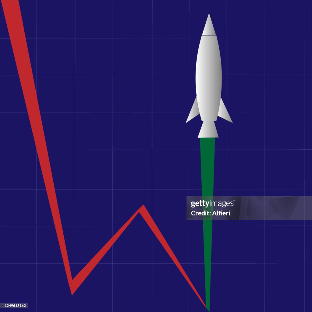Up Graph Rocket Rocket Up High-Res Vector Graphic - Getty Images