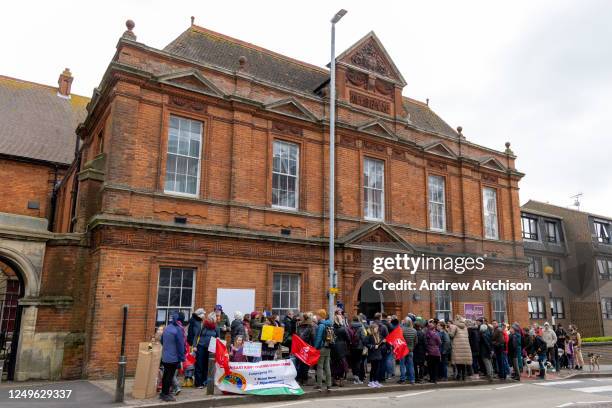 After Kent County Council announced that Folkestone Library would be permanently closed locals gathered on the 25th of March to demonstrate and call...
