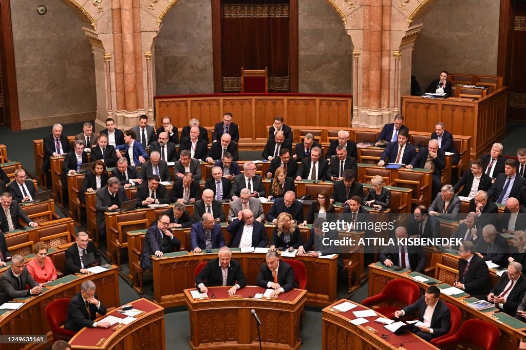 HUNGARY-FINLAND-DIPLOMACY-POLITICS-PARLIAMENT-NATO-DEFENCE