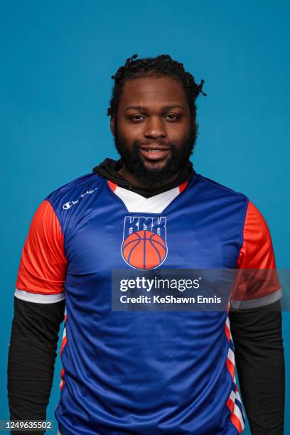 OriginalMalik of Knicks Gaming poses for a head shot during the 2023 NBA 2K League Media Day on March 27, 2023 at District E Gaming in Washington,...